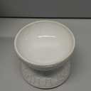 CERMOS Ceramic Raised Cat Bowl, Elevated Tilted Feeder for Neck Fatigue, Anti-Vomiting Design -Dishwasher Mircrowase Safe, Stable and Good Size for Kittens to Adult Cats with 240ml/16oz