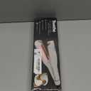 S-Shaped Curling Iron for Beach Waves, 1.5-Inch Barrel with Tourmaline Ceramic & Dual Voltage for Wet & Dry Hair, 30s Fast Heat, 4 Temp Settings (320-410F), Auto Shut-Off (White)