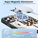 IYH for iPhone 16 Pro Case with 3 Interchangeable Magnetic Back Covers, Military-Grade Protection | Wireless Charging Compatible, Floral Pattern, Black