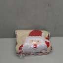 Christmas Stockings 5 Pack, 18'' Large Christmas Stockings with Santa Snowman Gnomes Pattern,Classic Buffalo Plaid Cuff,Xmas Ornaments for Family Stairs Fireplace Tree Hanging