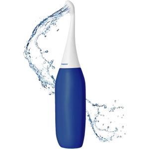 HappyPo The Original Butt Shower - Portable Bidet - The Easy-Bidet 2.0 Replaces Wet Wipes and Shower Toilet - Portable Bum Spray for Travel - Dark Blue (Regular (300 ml))