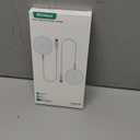 for MagSafe Charger: Magnetic Wireless Charging Pad for iPhone 17 16 15 14 13 12 Series & AirPods 4-2 Pro, Strong Magnet, Aluminum Alloy, USB-C/A Ports, Ultra-Thin & Portable, Ideal for Desk & Bedside (White)