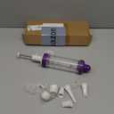 Dessert Decorating Syringe Set, Icing Piping Kit, Icing Dispenser Cupcake Filling Injector, Cake Decorating Kit with 5 Piping Tips Nozzles, Cupcake Decorating Kit