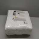 GOLD TEXTILES 12 White Economy Bath Towels Bulk (24x48 Inch) Cotton Blend for Softness-Commercial Grade Easy Care