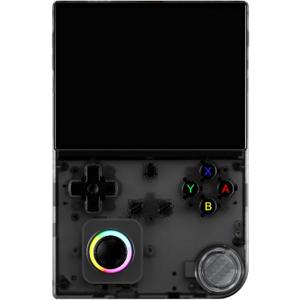 RG40XX V Retro Handheld Game Console with 4.0 Inch IPS Screen 64G TF Card 5000+ Games, Portable Retro Game Console Support Online Gaming HDMI Output 5G WiFi Bluetooth (Transparent Black)
