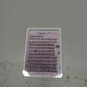 Natural Lash Clusters Kit Wispy Lash Extension Kit Waterproof Lash Clusters C Curved Cluster Eyelash Extensions Kit 144pcs Individual Lashes 10-16mm Eyelash Extension Kit by Lanflower