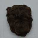 Sallcks Mens Short Curly Brown Wig Synthetic Halloween Party Cosplay Costume Full Wigs for Men