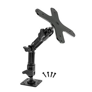 ARKON Mounts Heavy Duty Multi Angle Drill Base Mounting Pedestal for VESA 75/VESA 100 Compatible Devices