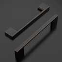 Amerdeco 10 Pack Oil Rubbed Bronze Cabinet Pulls 5 Inch(128MM) Hole Centers Kitchen Cabinet Handles Cabinet Hardware Kitchen Handles for Cabinets Cupboard Handles Drawer Pulls ZH0060