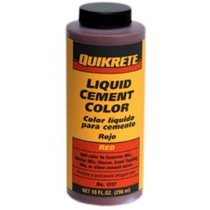 Quikrete 13173 Liquid Cement Color, Red, NET 10 FL. OZ.(296 mL)"