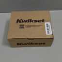Kwikset Halifax Interior Privacy Door Handle with Lock, Door Lever For Bathroom and Bedroom, Satin Nickel Reversible Keyless Push Button Lock Door Lever, with Microban Protection (Square)