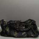 ArcEnCiel Medium Tactical Duffle Bag Men Gym Pack Molle Shoulder Bags Shoes Storage Sports Handbag with Patch(Black Camo)