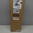 XplrKamp Padded Camping Stool, 18" 500lb Oversized Foot Rest, Black, 1