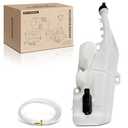 A-Premium Windshield Washer Reservoir Tank Assembly Compatible with Chevrolet Camaro 2010-2015 - with Washer Pump & Filler Neck & Cap & Hose & Bracket (Without Headlight Washer)
