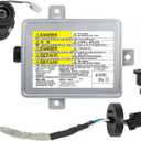 RANSOTO Xenon HID Headlight Ballast Unit Assembly with Igniter and D2S Bulb Compatible with 2002-2005 Acura TL TSX and TL Type-S, 2004-2009 Honda S2000, Mazda 3 Replaces X6T02971, W3T10471, W3T14371