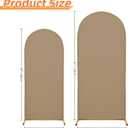 Wedding Arch Cover 7.2FT 6FT Arch Backdrop Cover Spandex Fitted Arch Cover for Round Top Chiara Backdrop Stand Covers for Wedding Birthday Party Baby Shower Banquet Ceremony Decoration