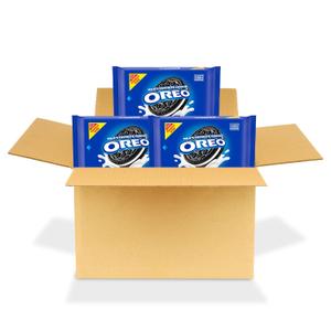 OREO Chocolate Sandwich Cookies, Family Size, 3 Packs BBD: 08-15-26