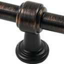 Alzassbg 10 Pack Oil Rubbed Bronze Cabinet Knobs, 1.9 Inch(49mm) Cabinet Handles Kitchen Hardware Straight Bar for Cabinets and Drawer AL3505ORB