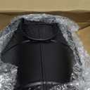 Otoolling 1 Pcs Firewood Log Bucket 15.8 Inch Galvanized Tub Fireplace Rack Holder with Handles, Fireplace Wood Storage Decorative Bin for Hearth Indoor Outdoor, Winter Rustic Decor (Black)