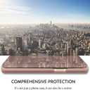 Galaxy A36 Cover Cases Compatible with Samsung A36 Flip Cell Phone Case Clear View Mirror Flip Cover PU Leather with Kickstand Protective Cover for Samsung Galaxy A36 (Pink)