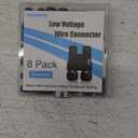 SUNVIE Low Voltage Wire Connector Fastlock2 Landscape Lighting Wire Connectors Waterproof Low Voltage Connector 12-18 Gauge Landscape Wire Connectors for Garden Light Pathway Lights, 8 Pack