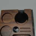 54mm Espresso Tamping Station For Breville Espresso Machine Accessories Rosewood Tamper Stand & Portafilter Holder