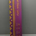 Yokilly Arc Half Moon Light: 34" Shadow-Free Half Moon Light for Desk Salon - Foldable LED Desk Lamp with Stepless Brightness for Manicurist (Pink)