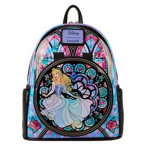 Loungefly Disney Princess Stained Glass: Sleeping Beauty Mini-Backpack, 