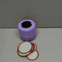 Electric-Mason-Jar-Vacuum-Sealer, Automatic Wide Mouth and Regular Mouth Mason Jar Sealer Kit, VP06+ Vaccum Sealer for Jars with Opener & 5 Pairs of Lids (Violet)