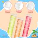 [Bag Only] 100 Popsicle Bags No Funnel - Sealable Popsicle Mold Bags, BPA-Free Freezer Tubes with Zip Seals, Ideal for Ice Pops, Yogurt, Juice, Smoothies, Healthy Snacks