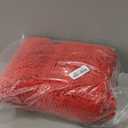 BOANKODU Bathroom Rugs Chenille 3-Piece Extra Soft and Absorbent Shag Bathroom Rugs, Machine Wash Mat, Strong PVC Non-Slip Underside, Plush Carpet Mats (Red) (2'8" x 1'8" (16x24"+20x32"+20x20"U shape)