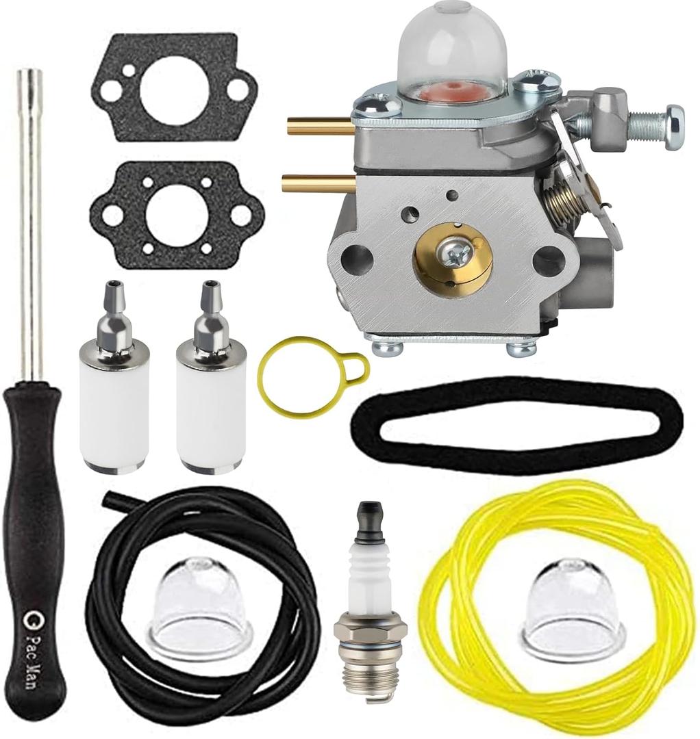 753-06190 Carburetor for Troy Bilt TB22 TB21EC TB22EC TB32EC TB25CB TB80EC TB2040XP TB252S Weed Eater Trimmer WT-973 Carburetor for Craftsman WC210 WS210 WS2200 WC2200 P210 Trimmer Pole Saw