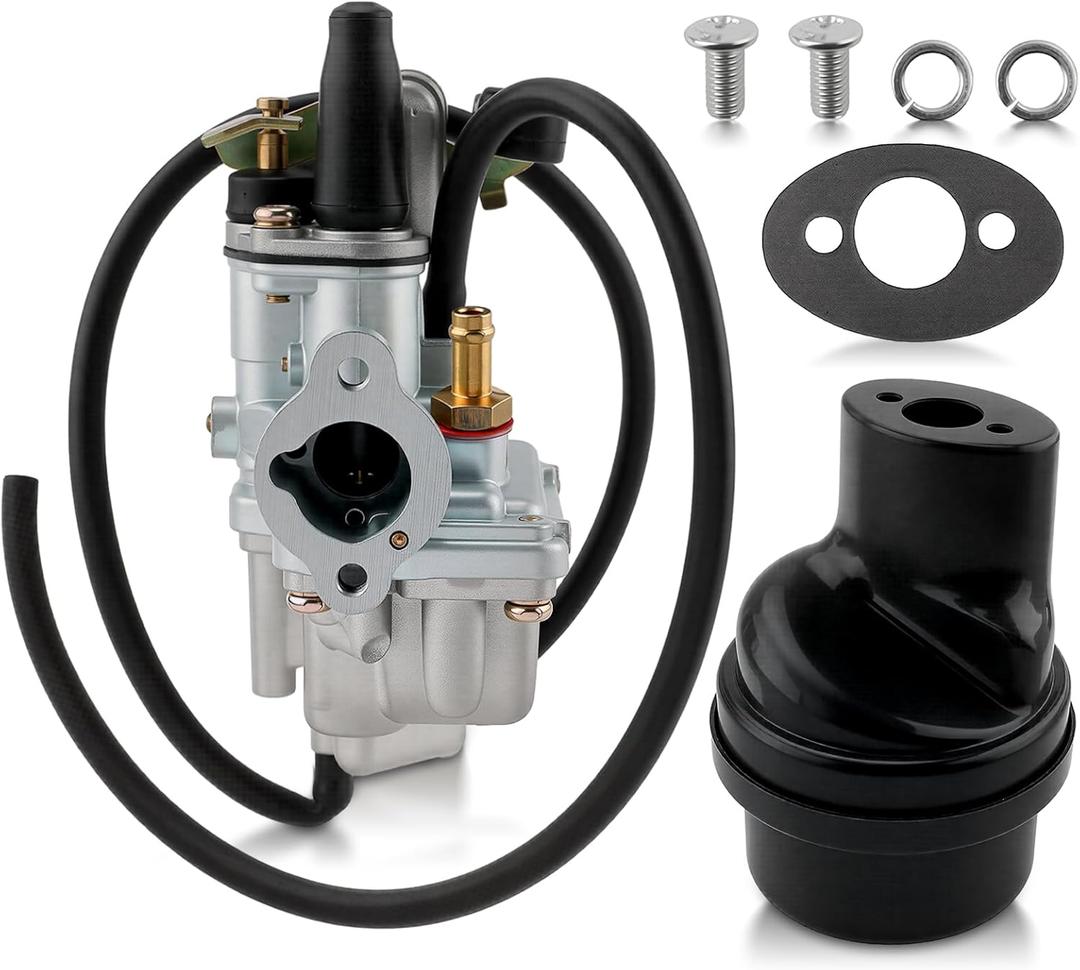 Carbhub Carb Compatible with SUZUKI JR 50 JR50 Carburetor + Air Filter Box Assembly 1978-2006 Carb
