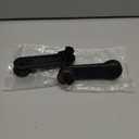 A-Premium 2 Pcs Window Crank Handles Compatible with Ford F-150 Heritage, F-250/F-350/F-450/F-550 Super Duty, E-150, E-250, Ranger & Lincoln Mark LT & Mazda B2300, Textured Black, Left and Right Side
