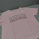 Mama Shirts for Women Dresses Mom Life Shirt Mothers Day Tops Mama Summer V Neck Casual Vacation Dress Pink, Small