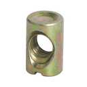 Barrel Nuts Cross Dowels Slotted Nuts for Furniture Beds Crib Chairs, M8 x 17mm, 30Pcs
