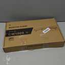 TAVR Dual Monitor Stand Riser Office Desktop Organizer Stand for 2 Monitors, Adjustable Length and Angle 3 Shelf, Extra Long Multifunctional Stand up to 43.3" fit Computer, Laptop, TV, Black