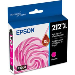 EPSON 212 Claria Ink High Capacity Magenta Cartridge (T212XL320-S) Works with WorkForce WF-2830, WF-2850, Expression XP-4100, XP-4105