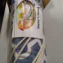 Double Tree Hammock with Hardwood Spreader Bar, Blue Pattern