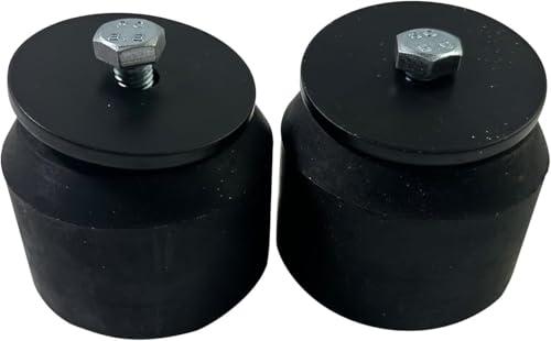 D-ETEGNIK Front Axle Suspension Enhancement Bump Stop Kit for 1999–2006 Chevy Silverado, GMC Sierra 1500/2500/3500, Avalanche 2500, Tahoe, Yukon XL, Denali – Replaces Timbren GMFK25S