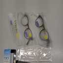 EYEURL 4-Pack Small Round Reading Glasses for Women Men Neck Hanging Blue Light Blocking Eyeglasses TR90 Readers for Women