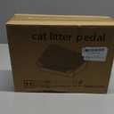 Cat Litter Box Ramp, Litter Box Step Mat with Filter Function, Cat Litter Catcher for Self-Cleaning Litter Boxes, Cats Pedal Stool Ideal for Kitten & Elderly Cats (White)