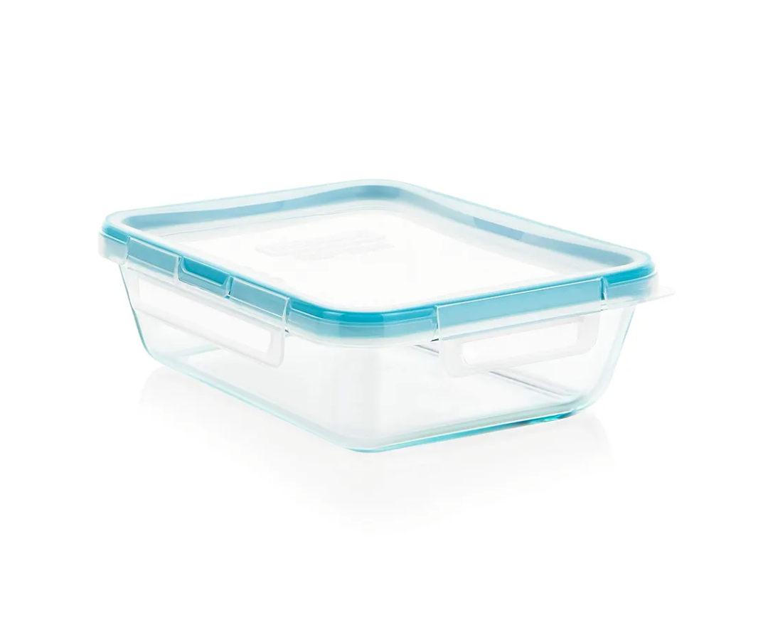 Snapware Snapware 6cup total solution rectangle food storage container glass, 9.3 Ounce (1112403)