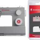 SINGER Heavy Duty Sewing Machine With Included Accessory Kit, 110 Stitch Applications 4432, Perfect For Beginners, Gray + SINGER Heavy Duty Presser Feet Kit