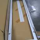 Ideal Pet Products Aluminum Pet Patio Door, Adjustable Height 77-5/8" to 80-3/8", 10-1/2" x 15" Flap Size, White