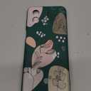 LEECG for Motorola Moto G Stylus 5G 2023 Case, Flower Pattern Slim Case Soft Silicone Protective for Moto G Stylus 5G 2023 Phone Cover, Morandi Green