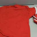 SELINK Womens Striped 2 Piece Outfit Tracksuit Oversized Lounge Set Casual Top and Skorts Matching Sets Red-M