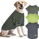 KYEESE 3Pack Dog Sweater, Soft Pet Sweatshirt Stretchy Pullover Dog Sweater for Dogs Girl Boy, Fleece Lightweight Pet Shirt Clothes with Sleeves, 2XL