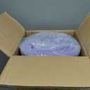 3 Inch Egg Crate Twin Memory Foam Mattress Topper, Cooling Gel Infused Foam Mattress Topper for Pressure Relief, CertiPUR-US Certified Twin Bed Topper, Purple, 38"75"