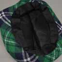 Green Plaid Fedora Hat Costume Accessory for Men, Women and Kids